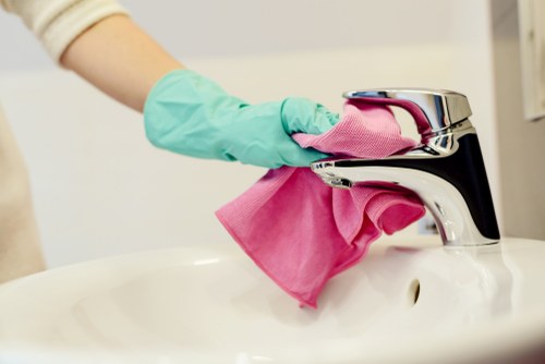 Cleaner complaints procedure introduction with a professional service setting