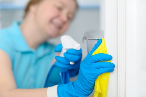 Domestic cleaning in N1 for a bright, organized bedroom