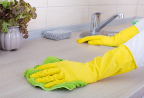 Illustration of ethical cleaning operations and human rights commitment