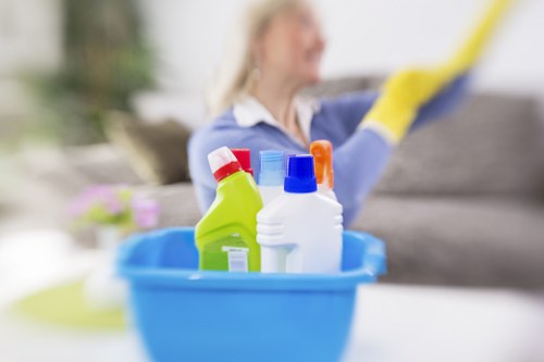 Local communal area cleaning in an N1 apartment block