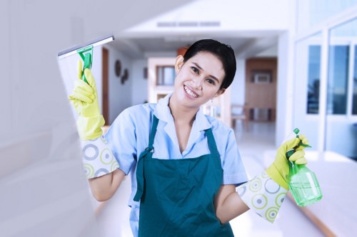Experienced home cleaners in N1 vacuuming a family home